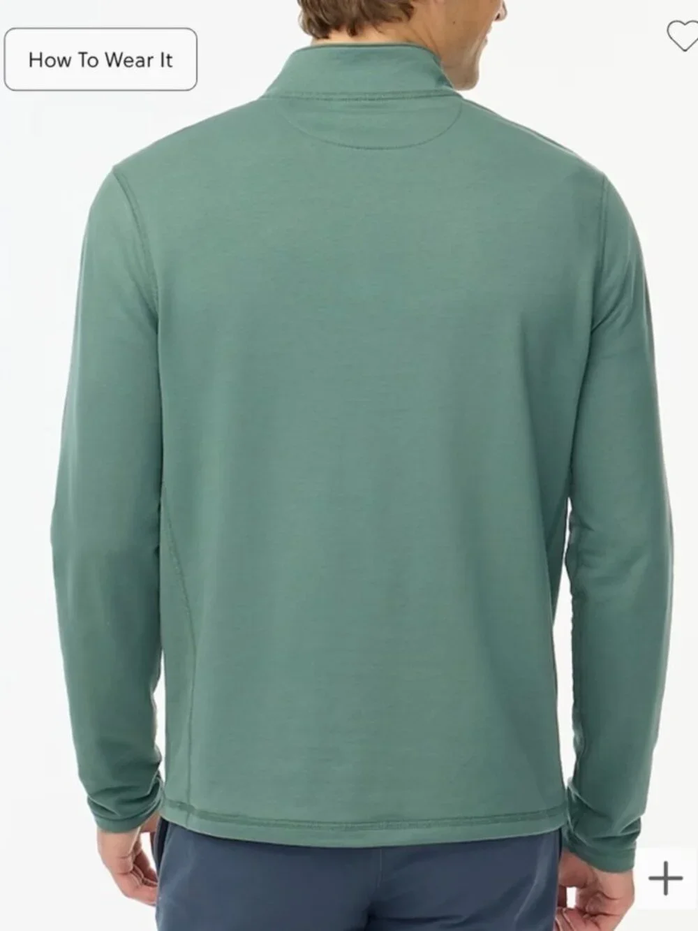 J. CREW Men's‎ EUC Performance Half-Zip Pullover Long Sleeve | Size XL